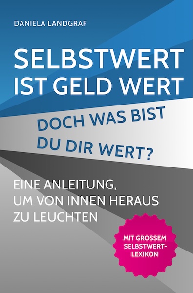 selbstwert ist geld wert buchcover autorin daniela landgraf