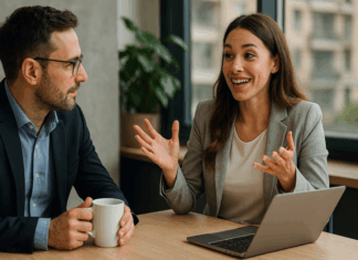 Wenn Zuhören heilt – Die leise Kraft, die Welten bewegt Zuhören Verbindung Kommunikation für mehr Tiefe KI generiert