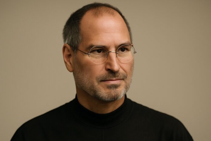 Steve Jobs Von der Garage zum globalen Leitbild Bild: Steve Jobs erstellt mit ChatGPT